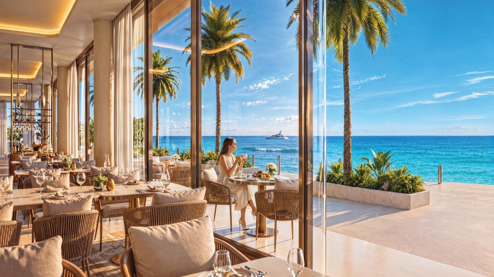 Waterfront restaurant